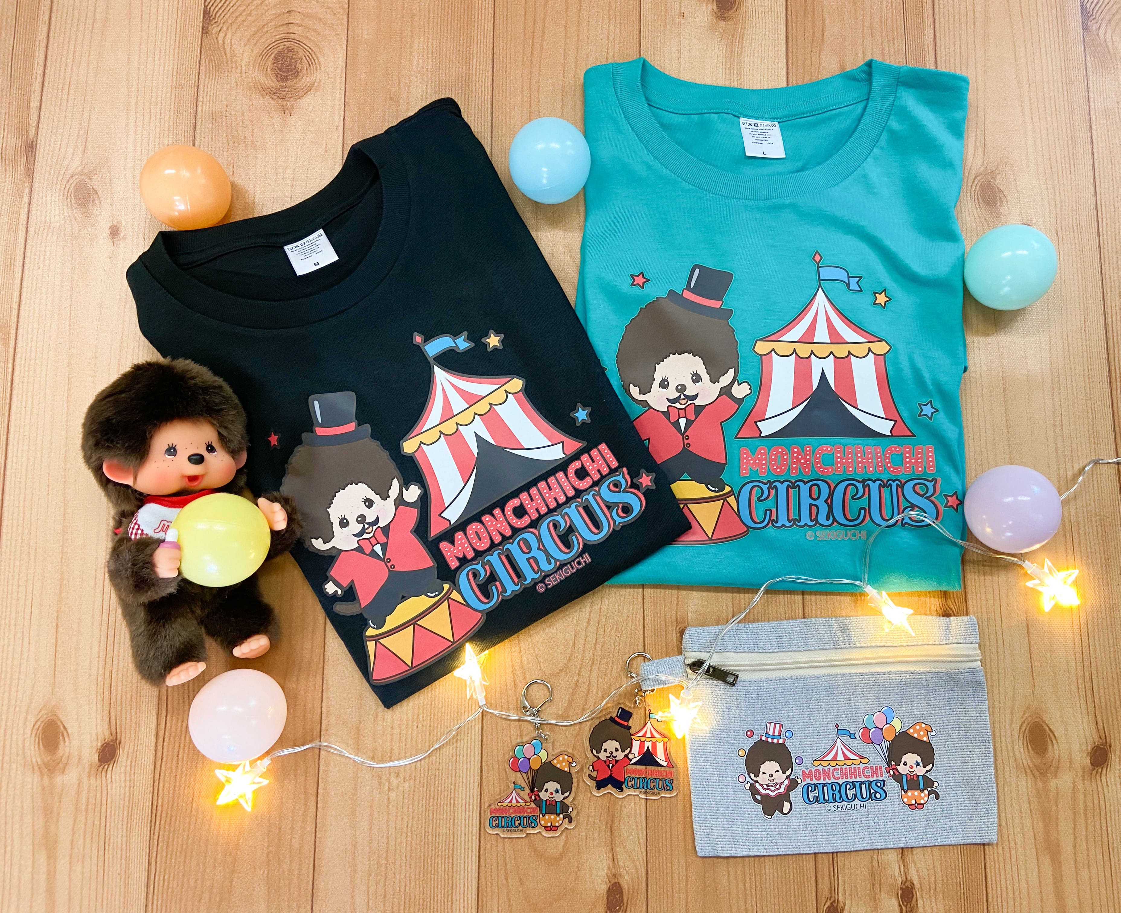 サーカスモンチッチシリーズ アクキー・ポーチ・Tシャツ(有限 サーカスモンチッチシリーズ アクキー・ポーチ・Tシャツ(有限
