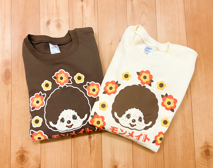 モンメイトシリーズからパーカーとスウェット、雑貨が登場