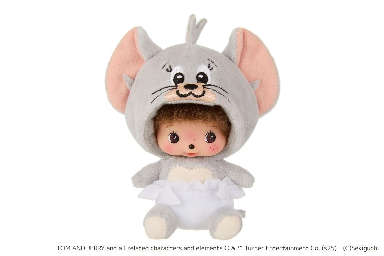 トムとジェリー×モンチッチ トムモンチッチ顔でかSSキーチェーン