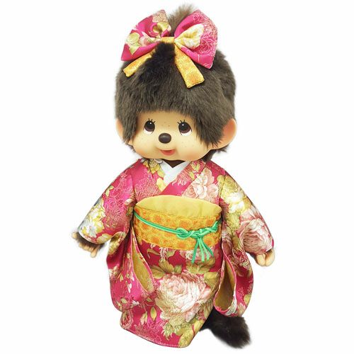 振袖 モンチッチ L 女の子 着物 モンチッチ