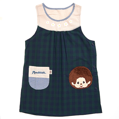可動　モンチッチ　限定エプロン付き靴付き モンチッチのポケットがかわいいエプロンをご紹介