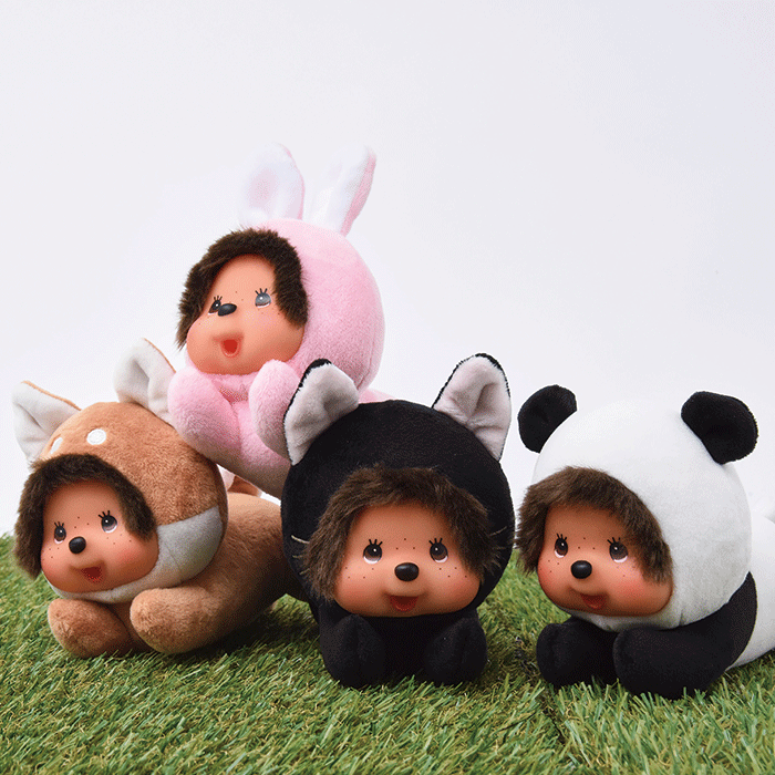 どうぶつのきぐるみを着た ねそべりシリーズのご紹介♪ | モンチッチ